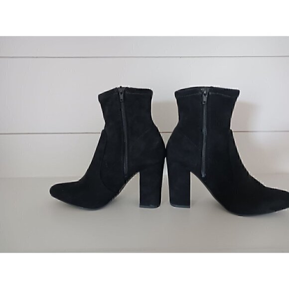 WILD PAIR Black Becci Sock Booties/NWOB, Size 7M - Picture 2 of 10